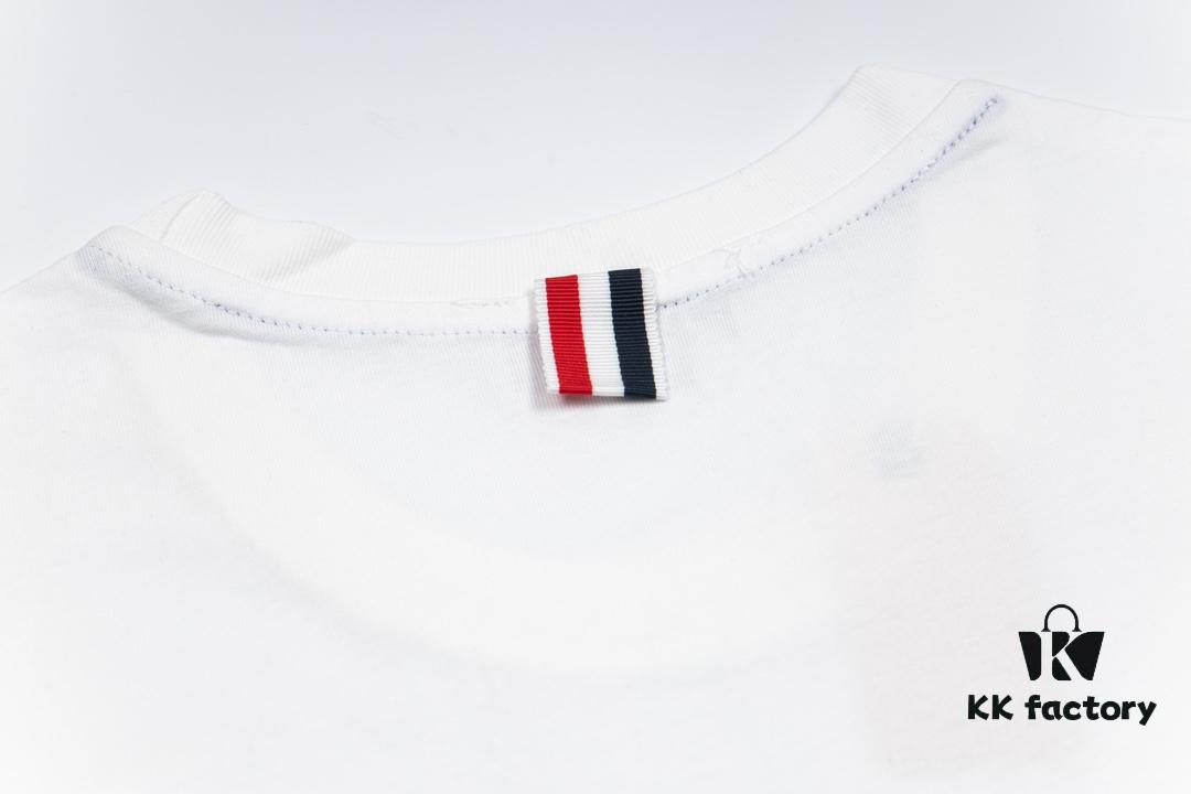 6931a516ccd8ab3d7af99636 Thom Browne Lobster Print Short Sleeve T-Shirt Summer 2023 New Arrival