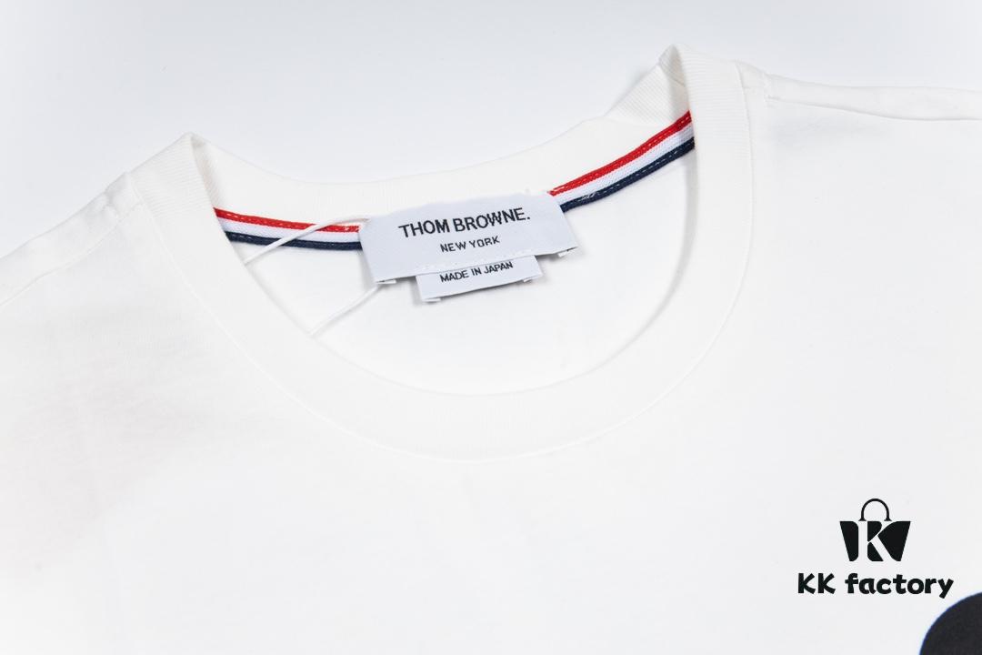 6931a516ccd8ab3d7af99637 Thom Browne Lobster Print Short Sleeve T-Shirt Summer 2023 New Arrival