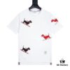 6931a516ccd8ab3d7af9963c THOM BROWNE 24SS TB Ski Dog Short Sleeve T-Shirt Inspired by 1980s Retro Style