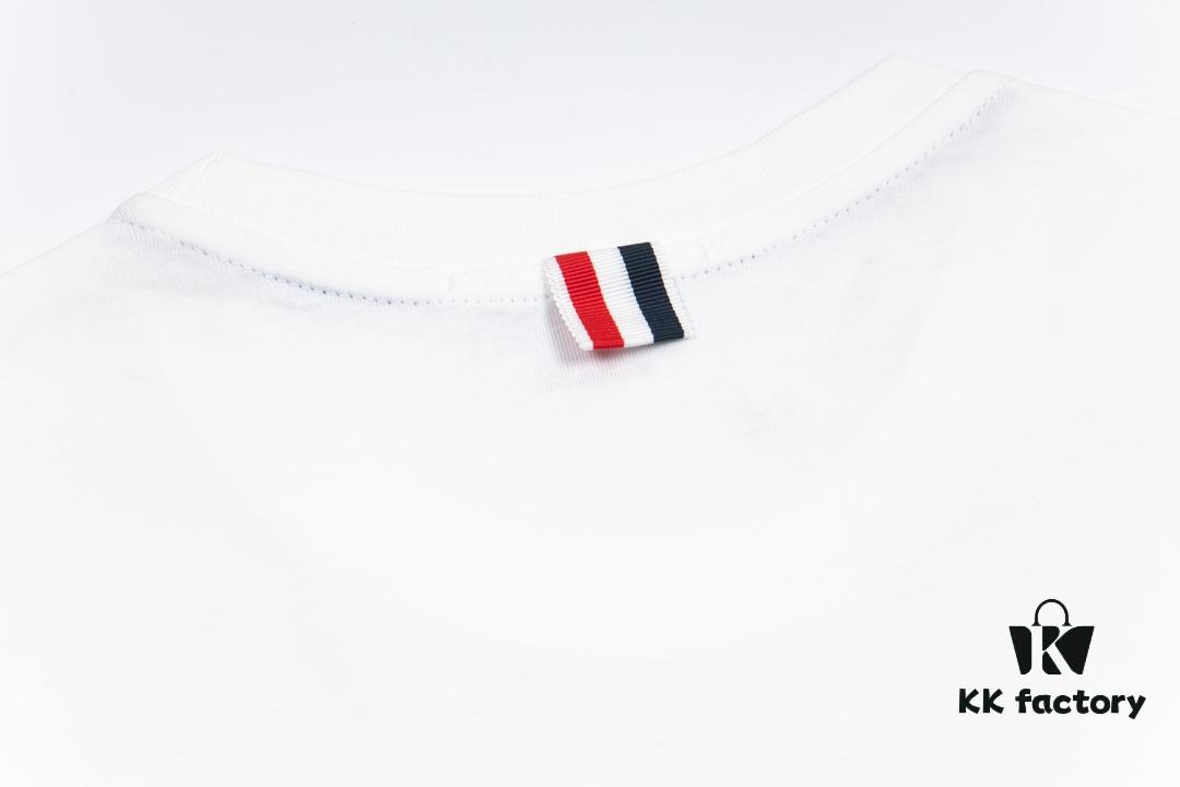 6931a517ccd8ab3d7af99642 THOM BROWNE 24SS TB Ski Dog Short Sleeve T-Shirt Inspired by 1980s Retro Style