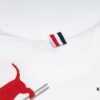 6931a517ccd8ab3d7af99644 THOM BROWNE 24SS TB Ski Dog Short Sleeve T-Shirt Inspired by 1980s Retro Style