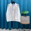6931a518ccd8ab3d7af99659 THOM BROWNE Inspired Lightweight UV Protection Hoodie - Summer Loose-Fit with Contrasting Back Stripe Design, Breathable Skin-Like Fabric