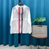 6931a518ccd8ab3d7af9965a THOM BROWNE Inspired Lightweight UV Protection Hoodie - Summer Loose-Fit with Contrasting Back Stripe Design, Breathable Skin-Like Fabric