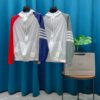 6931a519ccd8ab3d7af99667 THOM BROWNE ➡️ Tom Brown Sun Protection Jacket, Summer Classic Color-Blocked Four-Stripe Lightweight Breathable Hooded Skin Coat