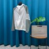 6931a519ccd8ab3d7af9966a THOM BROWNE ➡️ Tom Brown Sun Protection Jacket, Summer Classic Color-Blocked Four-Stripe Lightweight Breathable Hooded Skin Coat