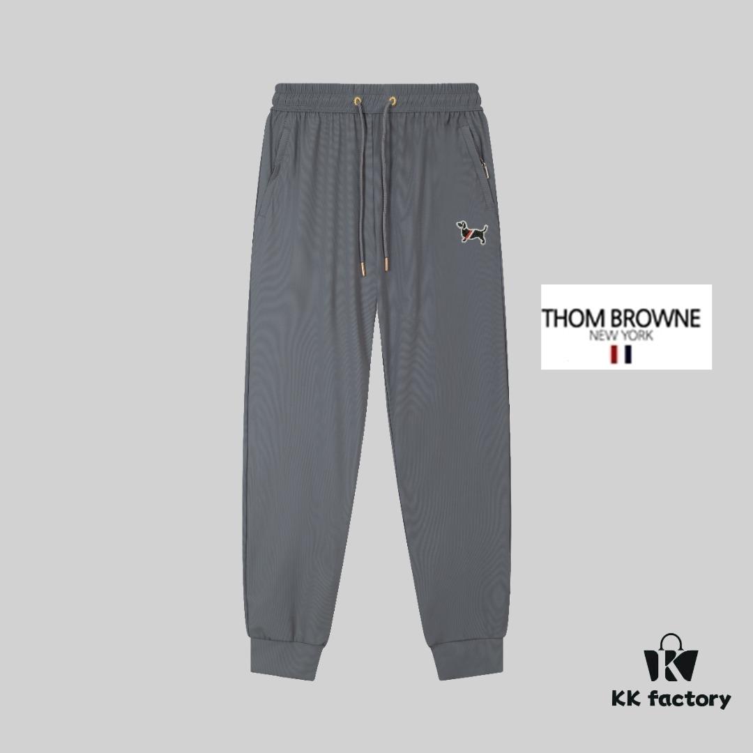 6931a519ccd8ab3d7af9966f TB Tom Brown Spring and Summer New Arrival High-Quality Lightweight Sport Casual Ice-Silk Pants, Smooth Comfortable Wrinkle-Free Trousers in Two Classic Colors