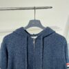 6931a51bccd8ab3d7af9968d THOM BROWNE Fall 2024 New Arrival Tricolor Sleeve Stripe Colorblock Zipper Knit Hooded Jacket, Classic TB Logo Zip-Up Cardigan, Rich and Textured Overall Color, Wool Blend Fabric with Soft Comfort, Contrasting Stripes Add Design Flair – Stylish, Unique, and Versatile Hooded Zip-Up Outerwear