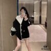 6931a51cccd8ab3d7af99698 Thom Browne Color-Blocked V-Neck Classic Pocket Logo Mid-Length Knit Cardigan