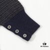 6931a51dccd8ab3d7af996b1 THOM BROWNE TB 24SS Snowflake Chunky-Knit Navy Blue Four-Stripes Crewneck Sweater for Couples