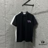 6931a51fccd8ab3d7af996d0 TB*Tom Short Sleeve Polo 2025 Spring/Summer New Arrival Minimalist Red White Blue Scarf Dog Embroidery Beaded Fabric Unisex Short Sleeve Polo Collar