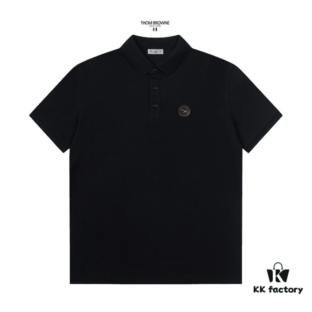 6931a520ccd8ab3d7af996ea TB Tommy Brown Classic Logo Elegant Polo Shirt, Upgraded Retro Style Inspired by the 80s