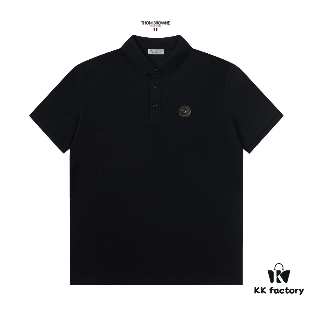 6931a520ccd8ab3d7af996ea TB Tommy Brown Classic Logo Elegant Polo Shirt, Upgraded Retro Style Inspired by the 80s