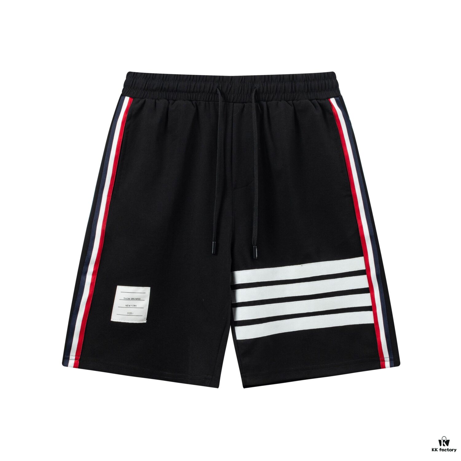 6931a521ccd8ab3d7af996f3 2025 TB New Knit Shorts, Custom Fabric, Classic Three-Color Stripe, Refined Craftsmanship, Streamlined Tailored Fit, Straight Stripe Panel Design, Premium Custom Metal Drawstring, Smooth and Comfortable to Wear, Breathable with Textured 3D Structure, Stylish Casual Wear