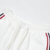 6931a521ccd8ab3d7af996fe 2025 TB New Arrival Knitted Shorts, Custom Fabric, Classic Three-Color Stripe Design, Streamlined and Structured Fit, Straight Striped Paneling, Premium Custom Drawstring Hardware, Smooth, Comfortable and Breathable Wear, Textured and Shapely Silhouette, Stylish Casual Wear