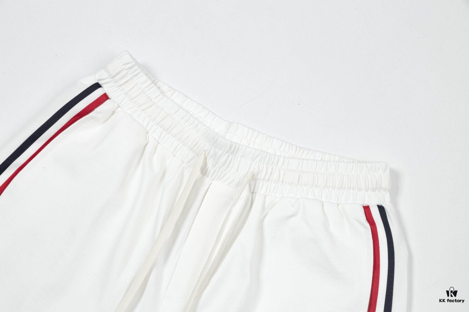 6931a521ccd8ab3d7af996fe 2025 TB New Arrival Knitted Shorts, Custom Fabric, Classic Three-Color Stripe Design, Streamlined and Structured Fit, Straight Striped Paneling, Premium Custom Drawstring Hardware, Smooth, Comfortable and Breathable Wear, Textured and Shapely Silhouette, Stylish Casual Wear
