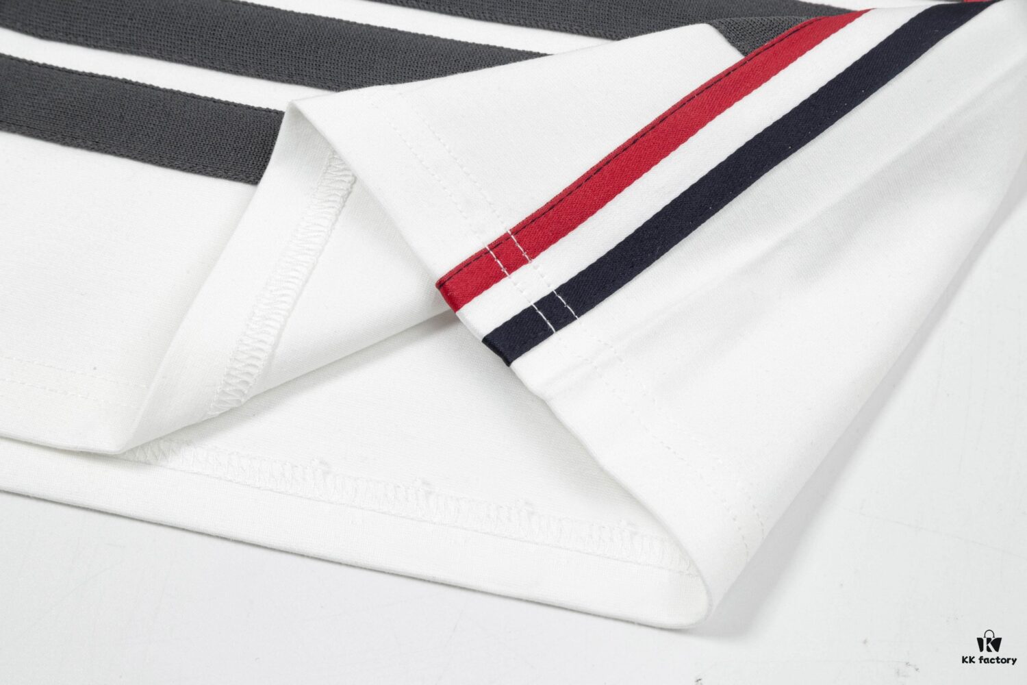 6931a521ccd8ab3d7af99701 2025 TB New Arrival Knitted Shorts, Custom Fabric, Classic Three-Color Stripe Design, Streamlined and Structured Fit, Straight Striped Paneling, Premium Custom Drawstring Hardware, Smooth, Comfortable and Breathable Wear, Textured and Shapely Silhouette, Stylish Casual Wear