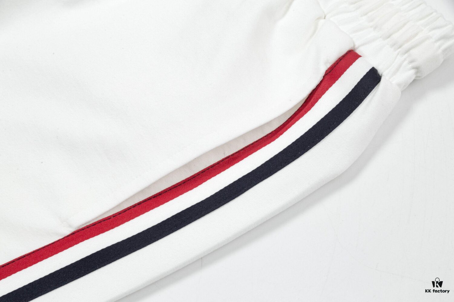 6931a521ccd8ab3d7af99702 2025 TB New Arrival Knitted Shorts, Custom Fabric, Classic Three-Color Stripe Design, Streamlined and Structured Fit, Straight Striped Paneling, Premium Custom Drawstring Hardware, Smooth, Comfortable and Breathable Wear, Textured and Shapely Silhouette, Stylish Casual Wear