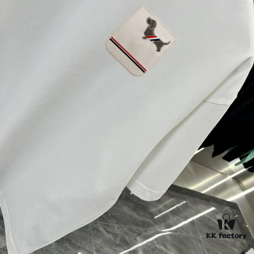 2025 Spring New Short Sleeve T-Shirt with Hand-Customized Logo on Chest