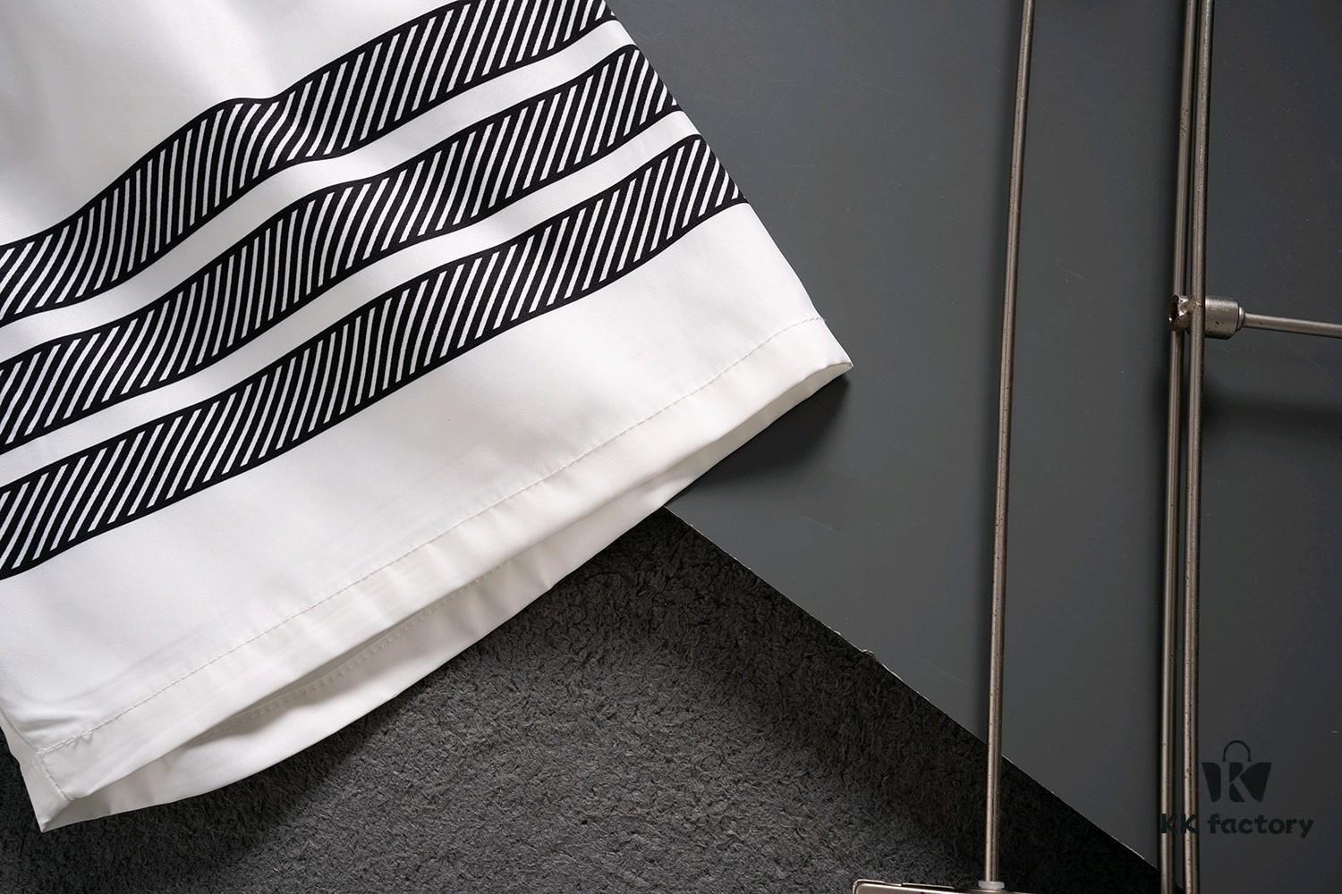 6931a523ccd8ab3d7af99722 THOM BROWNE 2025 Spring and Summer New Arrival High-Quality Casual Quick-Dry Woven Beach Pants, 3D Digital Print, Premium Reproduction with Latest Embossed Logo Design, Ideal for Urban Fashion, Travel, and Leisure
