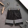 6931a524ccd8ab3d7af99725 THOM BROWNE 2025 Spring and Summer New Arrival High-Quality Casual Quick-Dry Woven Pants, 3D Digital Printed Beach Shorts