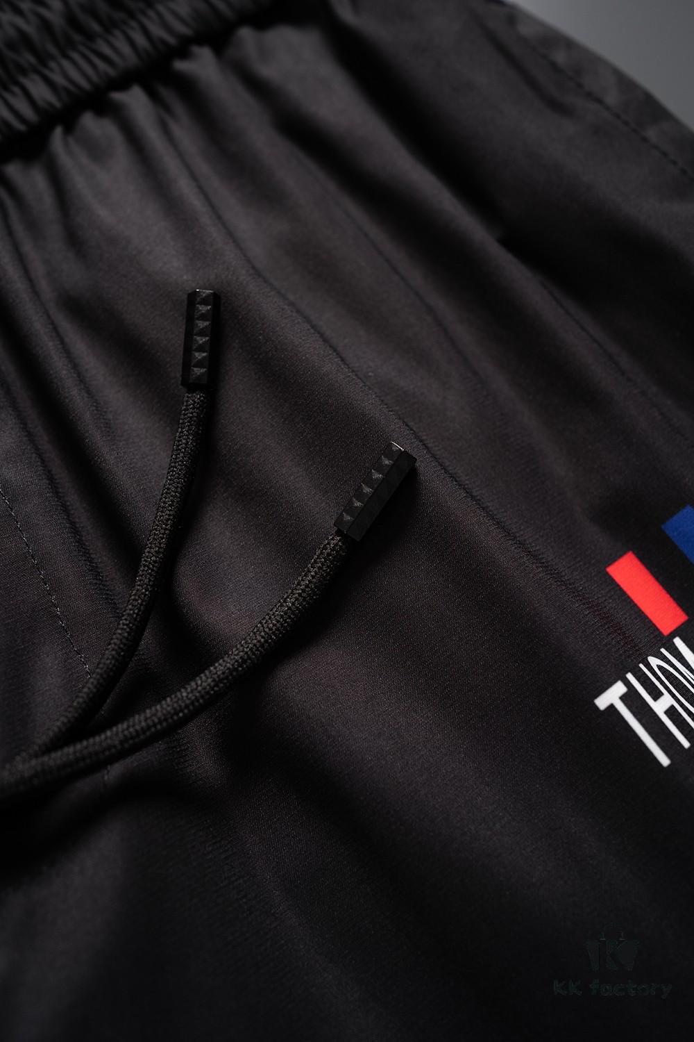 6931a524ccd8ab3d7af9972a THOM BROWNE 2025 Spring and Summer New Arrival High-Quality Casual Quick-Dry Woven Pants, 3D Digital Printed Beach Shorts