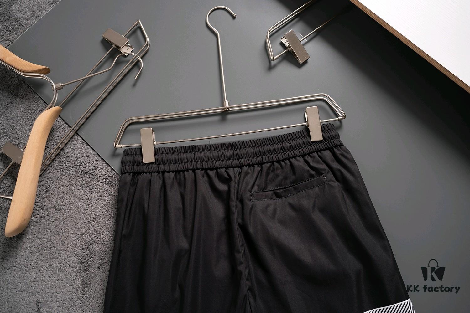 6931a524ccd8ab3d7af9972b THOM BROWNE 2025 Spring and Summer New Arrival High-Quality Casual Quick-Dry Woven Pants, 3D Digital Printed Beach Shorts