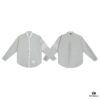 6931a524ccd8ab3d7af9972e Designer TB25 Spring Summer New Arrival Shirt, 50s Poplin Cotton, Two-Tone Collar with Double Layer Design, Custom 12 Pairs Shell Buttons, Unisex Sizing S M L XL