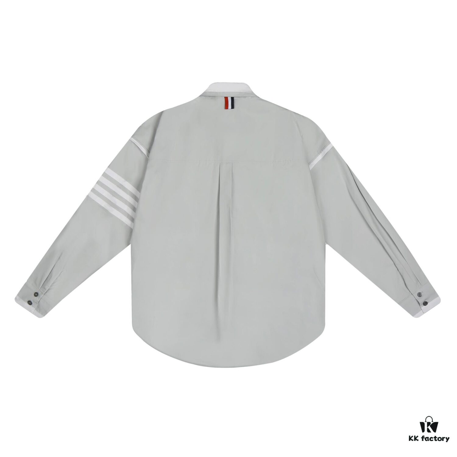 6931a524ccd8ab3d7af9972f Designer TB25 Spring Summer New Arrival Shirt, 50s Poplin Cotton, Two-Tone Collar with Double Layer Design, Custom 12 Pairs Shell Buttons, Unisex Sizing S M L XL