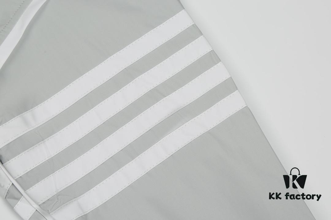 6931a524ccd8ab3d7af99731 Designer TB25 Spring Summer New Arrival Shirt, 50s Poplin Cotton, Two-Tone Collar with Double Layer Design, Custom 12 Pairs Shell Buttons, Unisex Sizing S M L XL