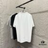 6931a526ccd8ab3d7af99757 TB*Tommy* 2025 Spring and Summer New Arrival Classic Scarf Dog Embroidery Short Sleeve T-Shirt Custom Double Gauze Plain Weave Pure Cotton 300 Fabric Unisex