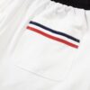 6931a52accd8ab3d7af9977e 2024SS Thom Browne New Knit Shorts, Custom Fabric, Jacquard Knit Technique, Embroidered Logo, Streamlined Tailored Fit, Straight Striped Panel Design, Premium Metal Hardware Drawstring, Smooth and Comfortable Breathable Wear, Textured and Structured Look, Stylish Casual Wear