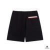 6931a52accd8ab3d7af99782 2024SS Thom Browne New Knit Shorts, Custom Fabric, Jacquard Knitting Technique, Embroidered Logo, Streamlined Three-Stripes Paneling, Premium Metal Hardware Drawstring for a Comfortable, Breathable, Structured Fit, Stylish Casual Wear
