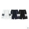 6931a52bccd8ab3d7af99792 2025 TB New Quick-Dry Beach Shorts, Custom Fabric, Embroidered Logo, Slim Tailored Fit with Straight Stripe Panel Design