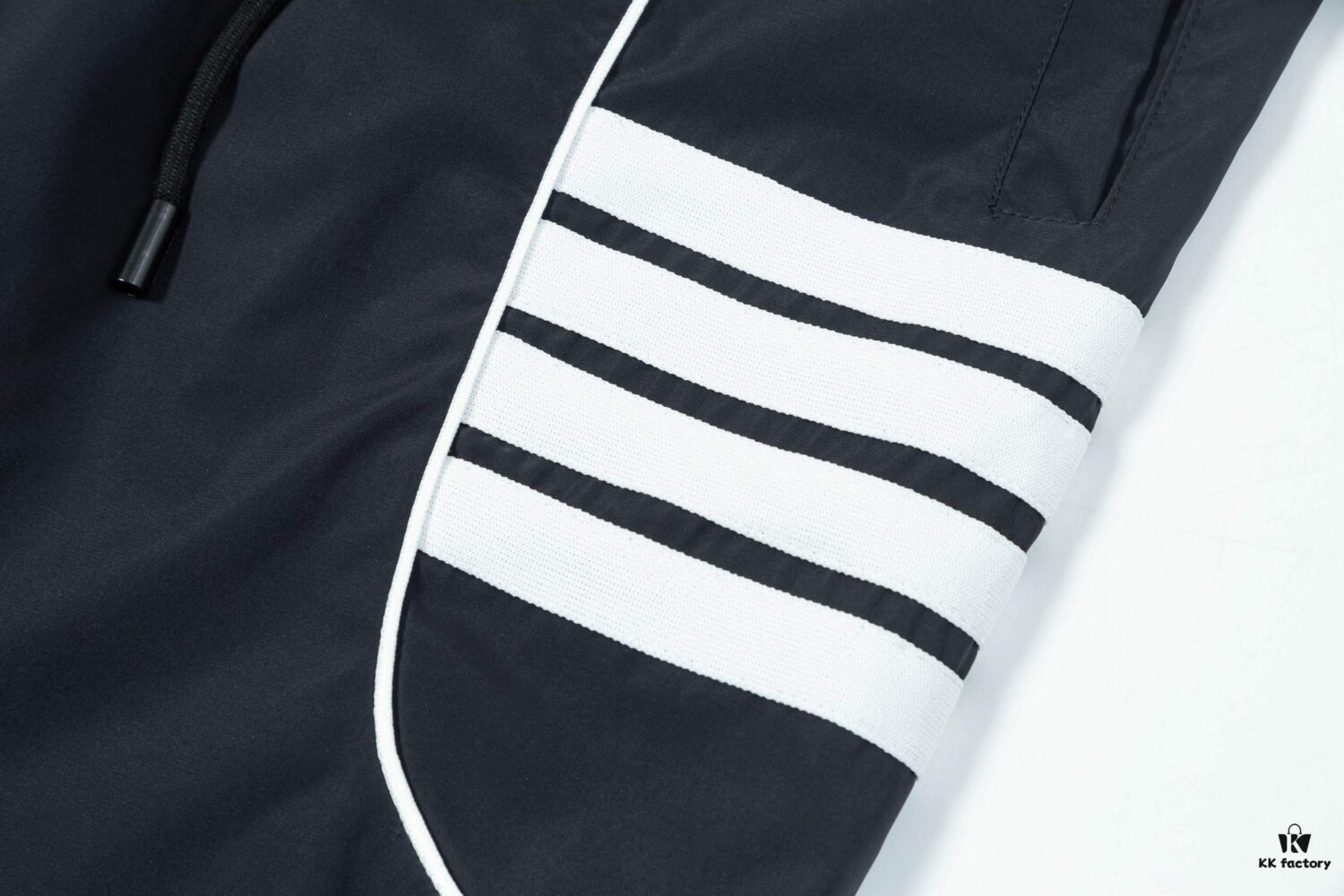 6931a52bccd8ab3d7af99799 2025 TB New Quick-Dry Beach Shorts, Custom Fabric, Embroidered Logo, Structured Fit with Straight Stripe Panels