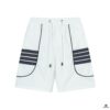 6931a52bccd8ab3d7af9979b 2025 TB New Quick-Dry Beach Shorts, Custom Fabric, Embroidered Logo, Slim Tailored Fit with Straight Stripe Panel Design