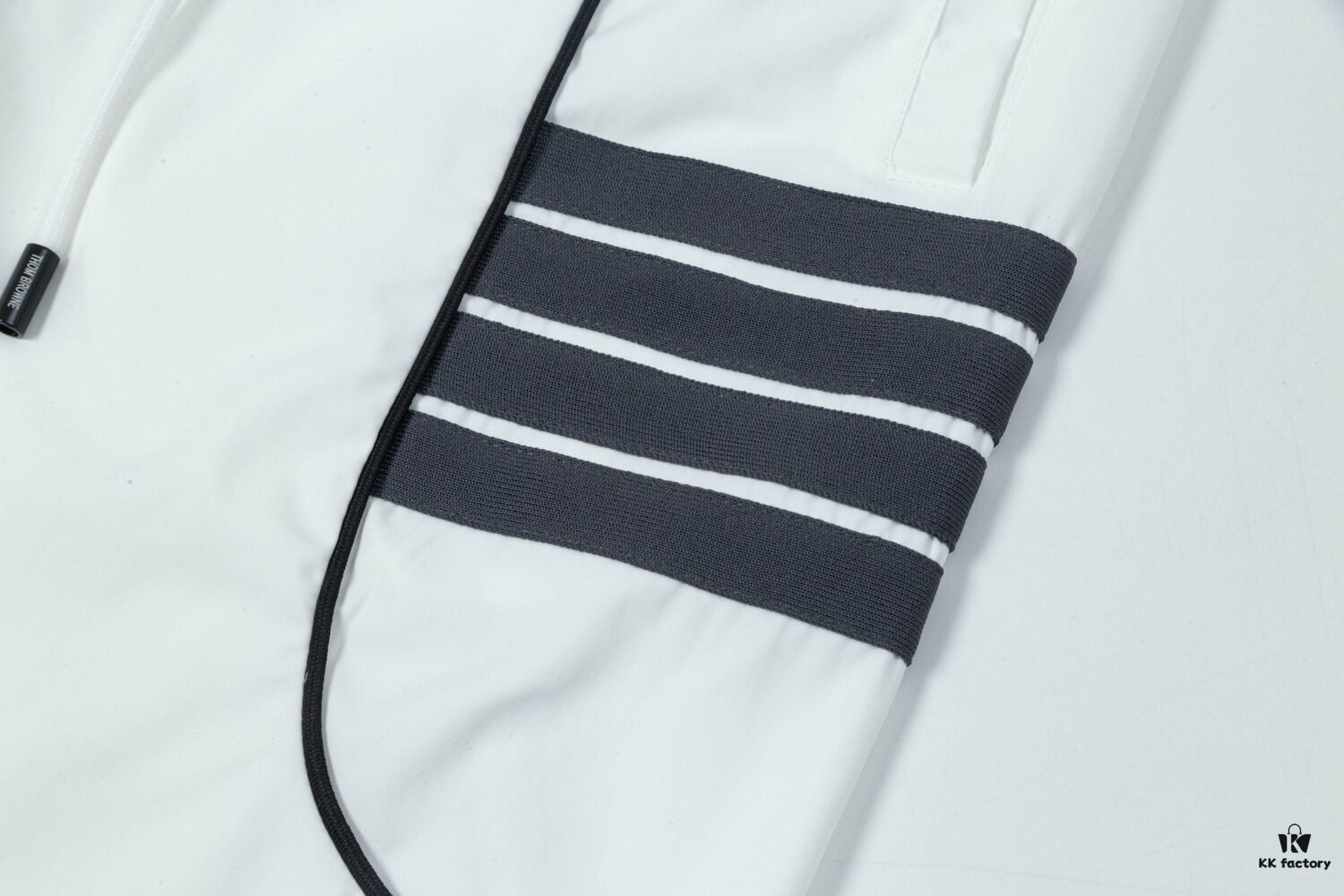 6931a52cccd8ab3d7af997a0 2025 TB New Quick-Dry Beach Shorts, Custom Fabric, Embroidered Logo, Slim Tailored Fit with Straight Stripe Panel Design