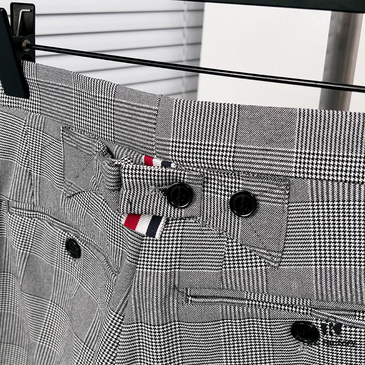 Thom Browne Classic Business Plaid Dress Trousers