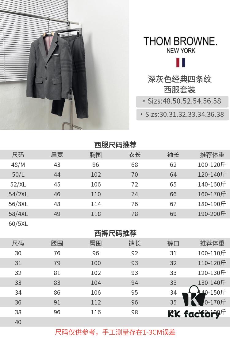 Thom Browne Classic Four-Stripe Grey Suit