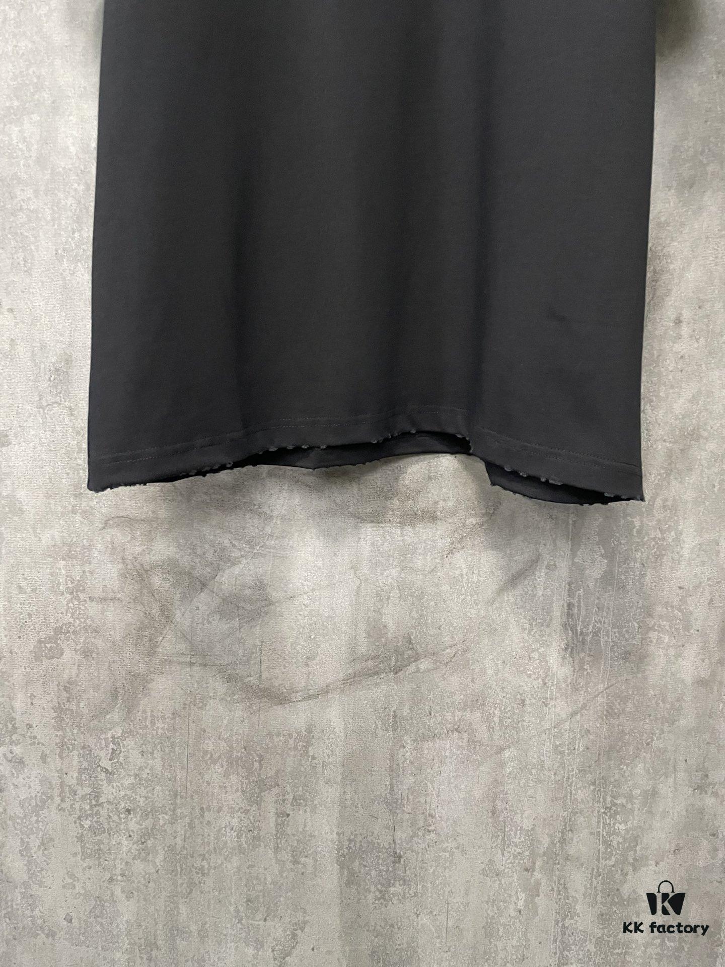 6931a538ccd8ab3d7af99871 Alexander Wang 2024 FW Autumn/Winter Heavyweight 380g Short Sleeve T-Shirt with New York Flag Embossed Print