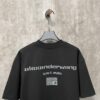 6931a538ccd8ab3d7af99873 Alexander Wang 2024 FW Autumn/Winter Heavyweight 380g Short Sleeve T-Shirt with New York Flag Embossed Print