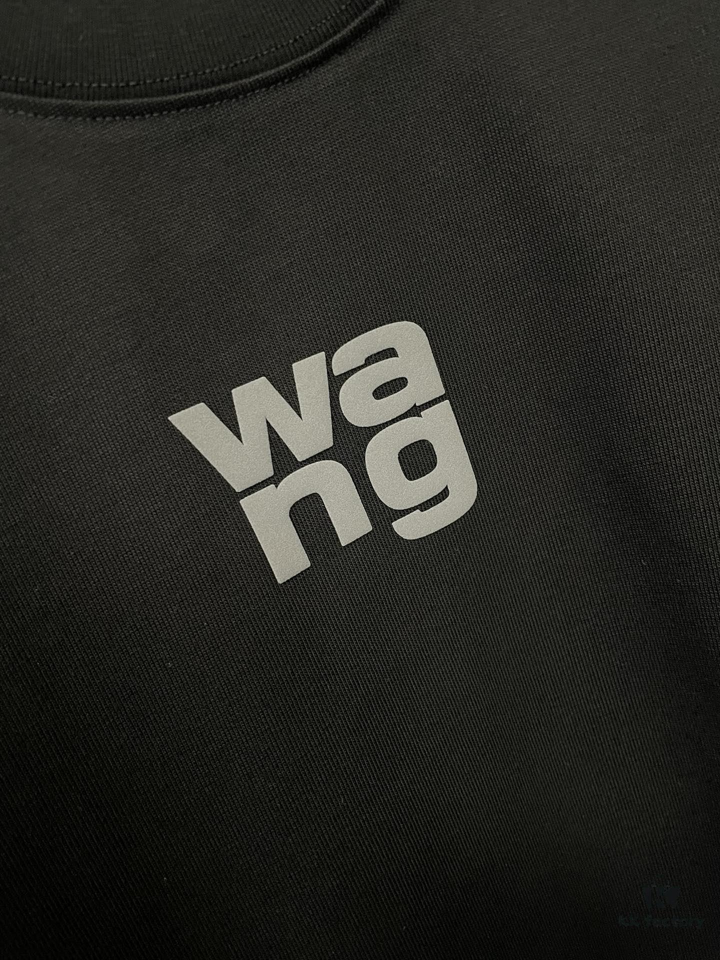 6931a538ccd8ab3d7af99874 Alexander Wang 2024 FW Autumn/Winter Heavyweight 380g Short Sleeve T-Shirt with New York Flag Embossed Print