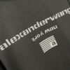 6931a539ccd8ab3d7af99875 Alexander Wang 2024 FW Autumn/Winter Heavyweight 380g Short Sleeve T-Shirt with New York Flag Embossed Print