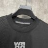 6931a539ccd8ab3d7af99876 Alexander Wang 2024 FW Autumn/Winter Heavyweight 380g Short Sleeve T-Shirt with New York Flag Embossed Print