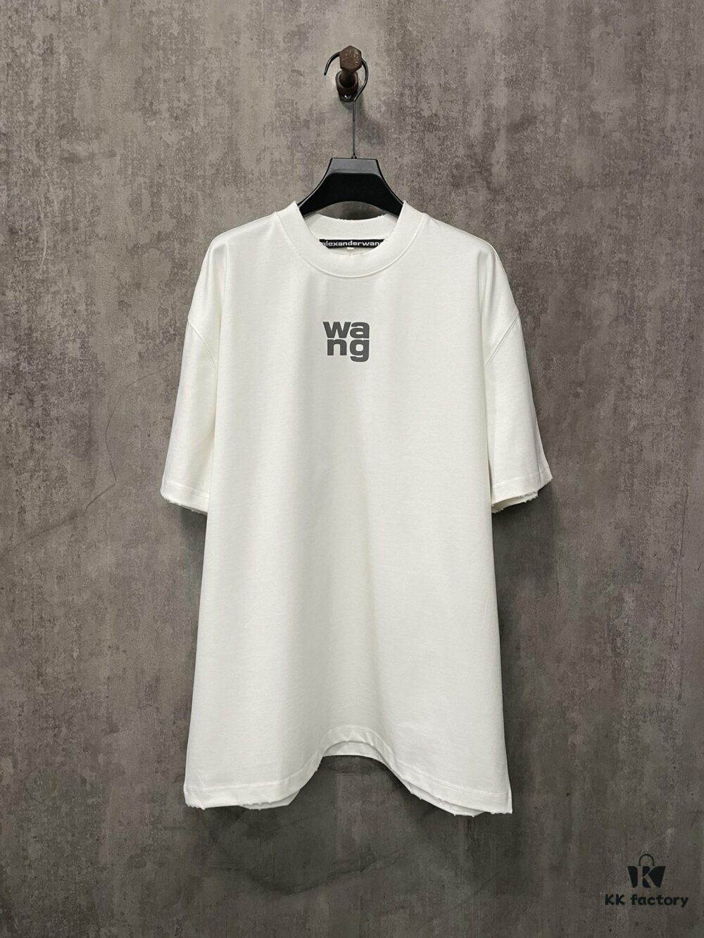 6931a539ccd8ab3d7af99877 Alexander Wang 2024FW Fall/Winter Heavyweight 380g Short Sleeve T-Shirt with New York Flag Raised Print