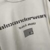 6931a539ccd8ab3d7af9987e Alexander Wang 2024FW Fall/Winter Heavyweight 380g Short Sleeve T-Shirt with New York Flag Raised Print