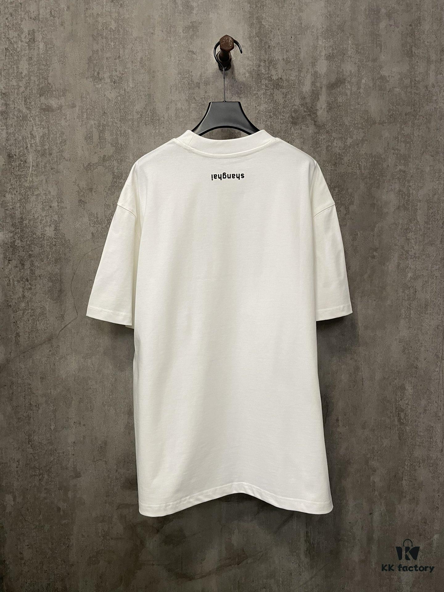 6931a539ccd8ab3d7af99881 Alexander Wang 2024 FW Pre-Spring Heavyweight 380g Short Sleeve T-Shirt with Raised Puff Print