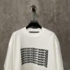 6931a539ccd8ab3d7af99882 Alexander Wang 2024 FW Pre-Spring Heavyweight 380g Short Sleeve T-Shirt with Raised Puff Print