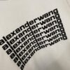 6931a539ccd8ab3d7af99886 Alexander Wang 2024 FW Pre-Spring Heavyweight 380g Short Sleeve T-Shirt with Raised Puff Print