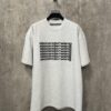 6931a53accd8ab3d7af99892 Alexander Wang 2024 FW Pre-Spring Heavyweight 380g Short Sleeve T-Shirt with Raised Puff Print