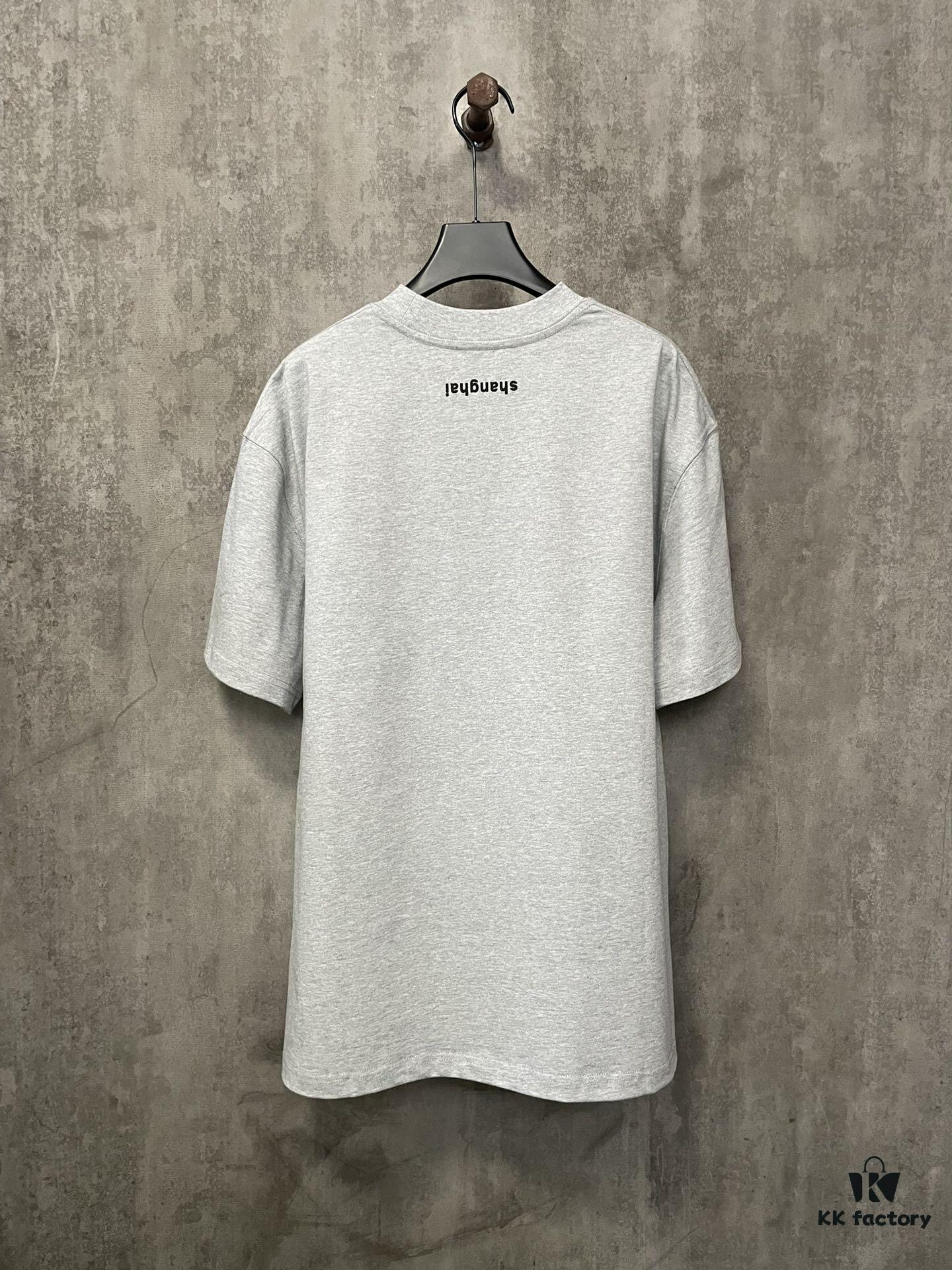 6931a53accd8ab3d7af99893 Alexander Wang 2024 FW Pre-Spring Heavyweight 380g Short Sleeve T-Shirt with Raised Puff Print
